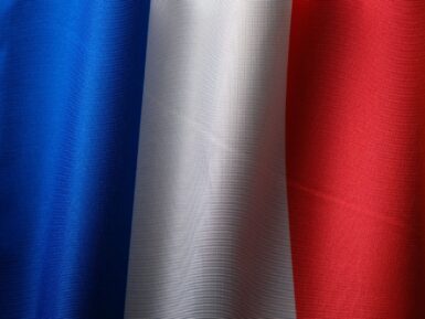 un drapeau français
